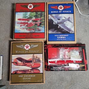 Die-Cast Texaco Airplane Model Set